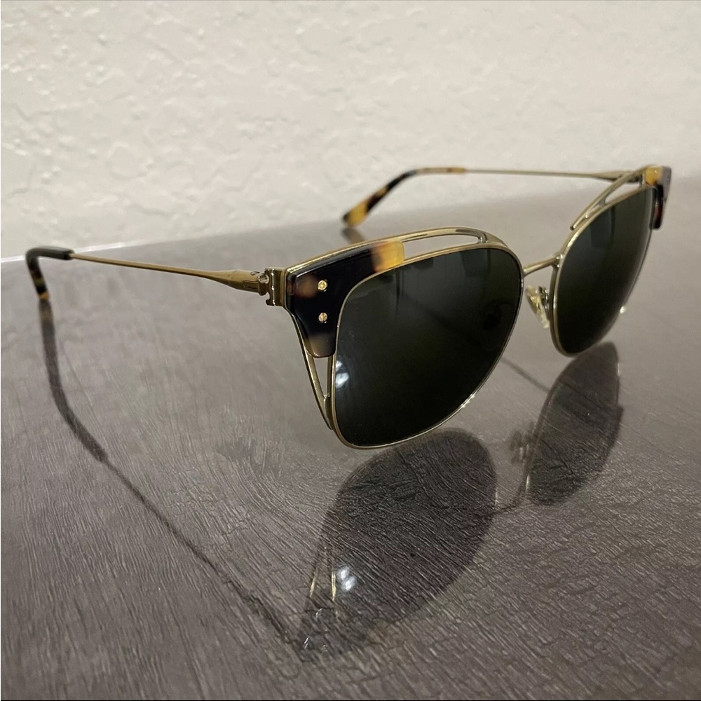 Tory Burch TY6049 Tortoise Open Metal Frame Sunglasses 56 15 140 3N 315571